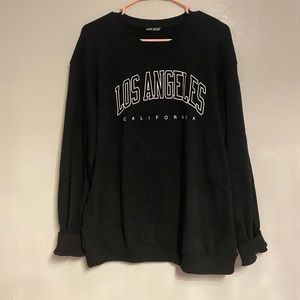 Los Angelos Black crew neck